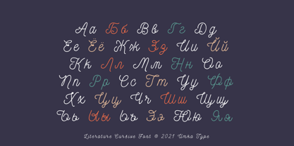 Literature Font Poster 5