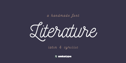 Literature Font Poster 10