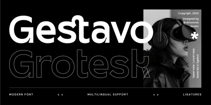 Gestavo Grotesk Fuente Póster 1