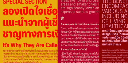 Aaux Pro Thai Condensed Font Poster 8