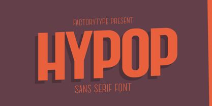 Hypop Font Poster 1