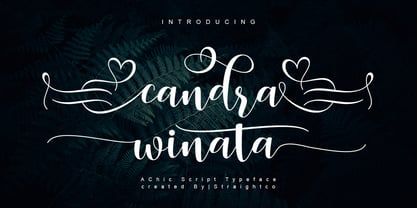 Candra Winata Font Poster 1