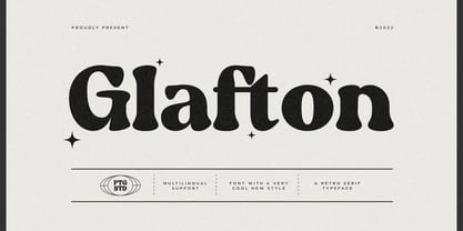Glafton PS Font Poster 1