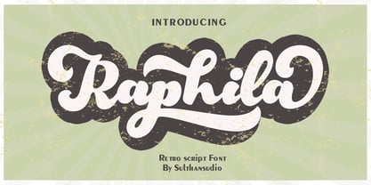 Raphila Font Poster 1