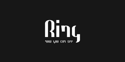 Ring Eyes Font Poster 1