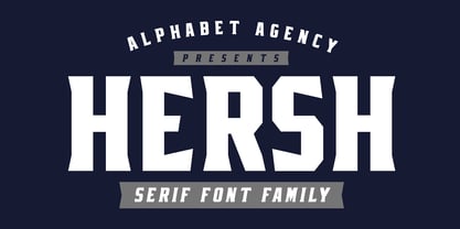 Hersh Serif Font Poster 1