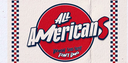 All Americans Font Poster 1