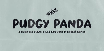 Pudgy Panda Font Poster 1