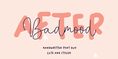 Afterbadmood Font Poster 1