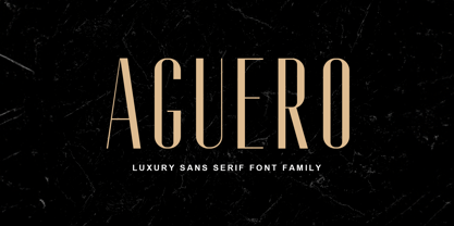 Aguero Sans Font Poster 1