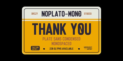 Noplato Font Poster 10