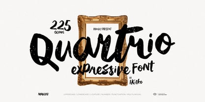 Quartrio Font Poster 1