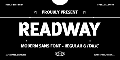 Readway Font Poster 1