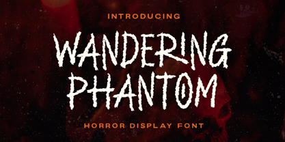 Wandering Phantom Font Poster 1