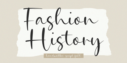 Fashion History Font Poster 1