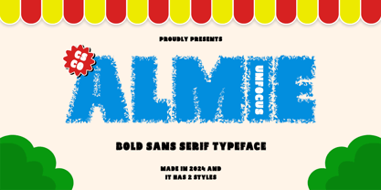 Almie Unfocus Font Poster 1