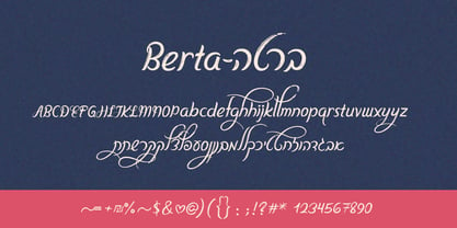 Lia Berta Font Poster 2