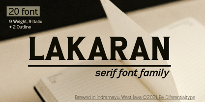 Lakaran Font Poster 1