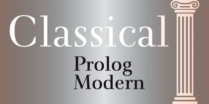 Prolog Modern Font Poster 6