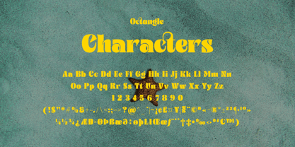 Octangle Font Poster 10