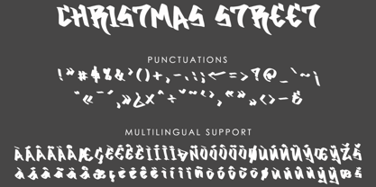 Christmas Street Font Poster 6