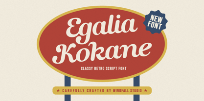 Egalia Kokane Font Poster 1