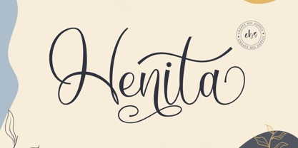 Henita Font Poster 1