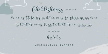 Childishness Font Poster 11