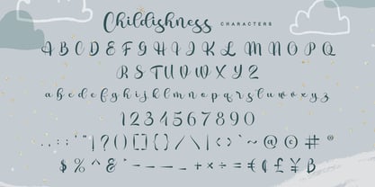 Childishness Font Poster 10