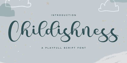 Childishness Font Poster 1