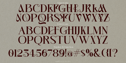 Hartulle Font Poster 5