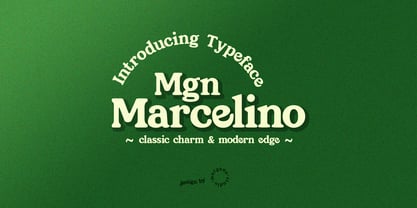 MGN Marcelino Font Poster 1