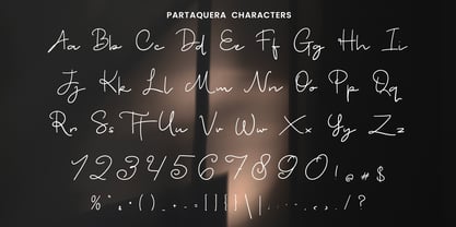 Partaquera Font Poster 3