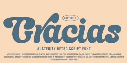 Austerity Font Poster 9