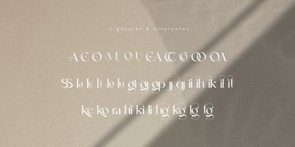 Leky Calgria Font Poster 2