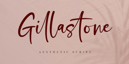 Gillastone Font Poster 1