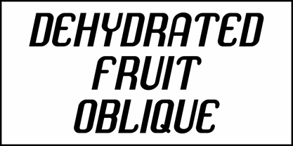 Dehydrated Fruit JNL Font Poster 4