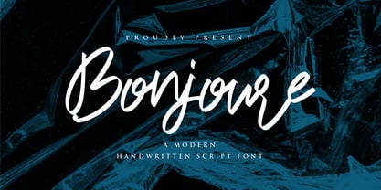 Bonjoure Font Poster 1