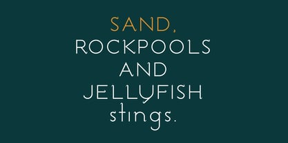 Rockpool Font Poster 3