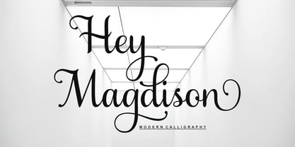 Hey Magdison Font Poster 1