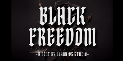 Black Freedom Fuente Póster 1