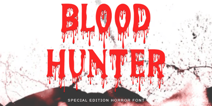 Blood Hunter Font Poster 1