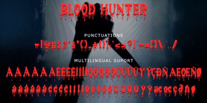 Blood Hunter Font Poster 7