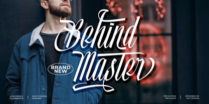 Behind Master Font Poster 1