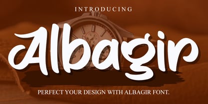 Albagir Font Poster 1