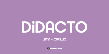 Didacto Font Poster 1