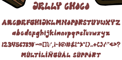 Jelly Choco Font Poster 6
