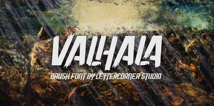 Valhala Font Poster 1