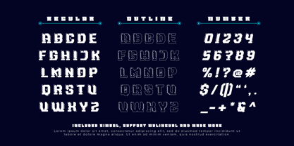 Naxmos Font Poster 7