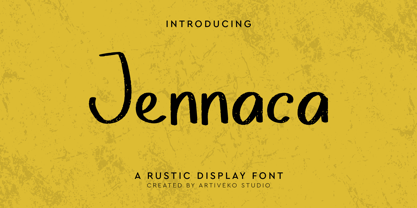 Jennaca Font Poster 1